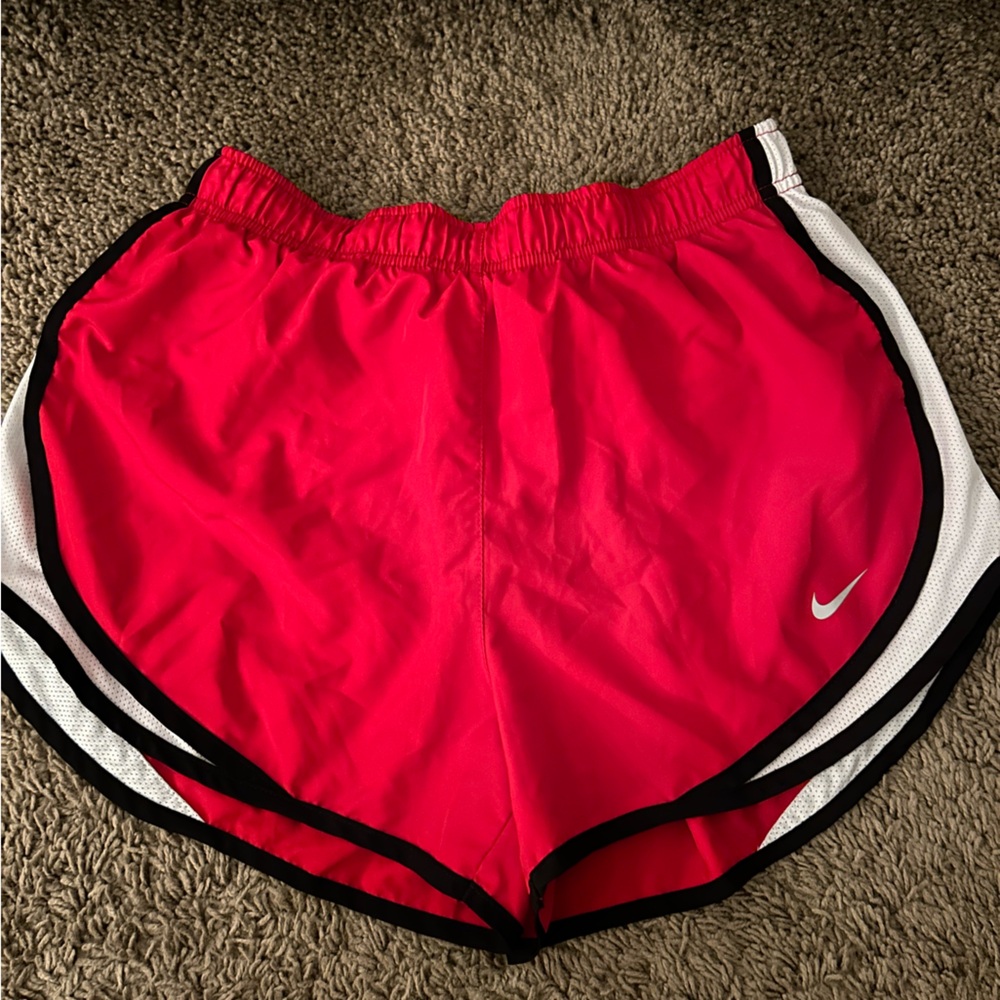 Nike red shorts